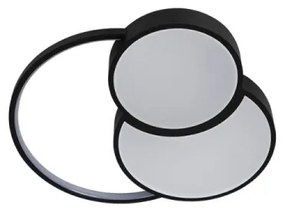 Plafonieră LED dimabilă LED/60W/230V 3000-6500K negru + telecomandă