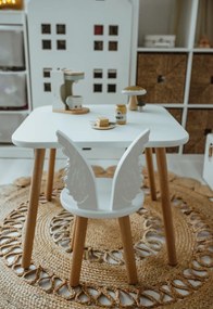 Set masuta cu scaunel copii ingeras alb