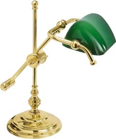 Lampa de birou din alama design clasic Banker