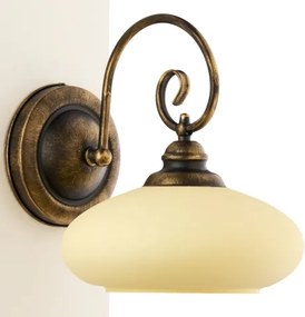 Brilagi - Aplica de perete MOLLERO 1xE27/15W/230V bronz/patină