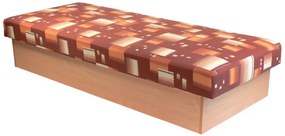 Pat de o persoană (canapea) 80 cm Edna 12 (cu Saltea cu arcuri). 774149