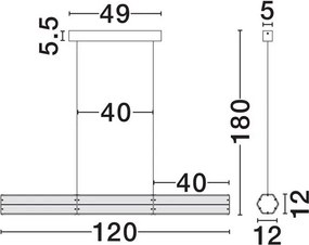 Lustra LED suspendata design decorativ ESSENZO
