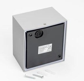 Aplică LED de exterior Brilagi TERNI LED/12W/230V gri IP44