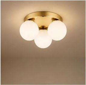 Brilagi - Plafonieră MILO, 3x E27 (max. 60 W), 230 V, Ø 35 cm, aurie