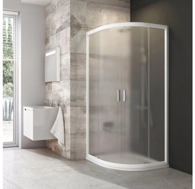 Ravak 3B270100ZG - Cabină de duș BLIX 90x90 cm, cu 4 elemente, în formă de sfert de cerc, albă