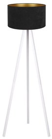 Lampadar VELVET 1xE27/60W/230V alb/negru Brilagi