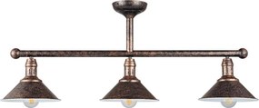 BRILAGI - Lustră pe tijă FORGE 3xE27/60W/230V patină/cupru