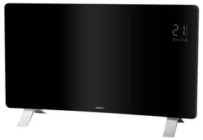 Sencor - Convector/încălzitor electric inteligent 1200/2400W, 230V, IP24, Wi‑Fi, negru