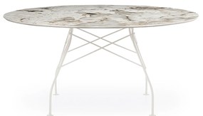 Masa de sufragerie GLOSSY XXL, varianta multipla - Kartell Culoare: Tundra naturală / Alb
