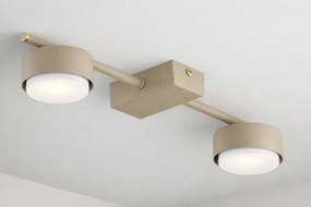 Brilagi - Spot LED RGB reglabil MONO, 2x GX53/14W/230V, Wi-Fi Tuya, bej
