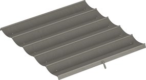 Outsunny Tettuccio di Ricambio per Gazebo 3x3 m con 10 Fori di Drenaggio Grigio | Aosom Romania