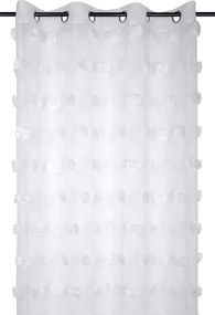 Perdea POMPINOU cu pompoane, 135 x 260 cm