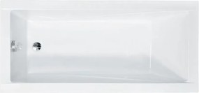 Cada baie dreptunghiulara, acril, 120 x 70 cm, Besco Modern - Resigilat