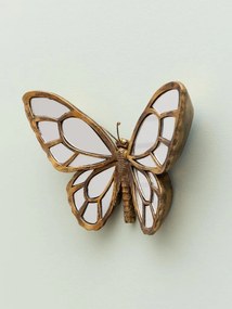 Oglinda decorativa, de perete, din rasina, Butterfly