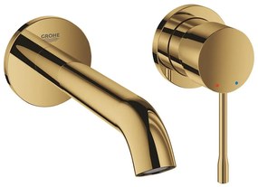 GROHE 19408GL1 - Baterie pentru lavoar ESSENCE cu două găuri, 183 mm, aurie