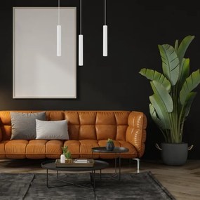 Lustră pe cablu HUDSON 3xGU10/8W/230V albă