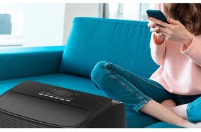Aparat de aer conditionat mobil Tesla TTMYB-12CHW, 1780W, 3 viteze, Functie de incalzire, Wi-Fi, LED, Umidificare, Telecomanda, Negru