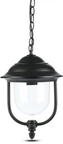 Lustră de exterior pe lanț 1xE27/60W/230V IP44 negru