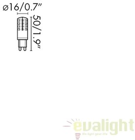 BEC LED G9 dimabil 3,5W 2700K 17468