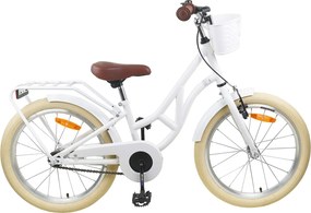 vidaXL Bicicletă pentru Copii 24 Inci pentru 8-12 ani Alb