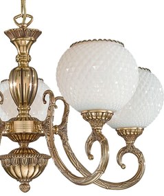 Candelabru din alama cu 5 brate design italian 8550