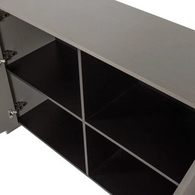 Comodă gri cu aspect de lemn de frasin 200x85x44 cm Brock – WOOOD