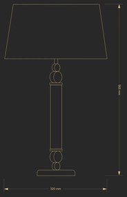 Veioza eleganta realizata manual TAMARA