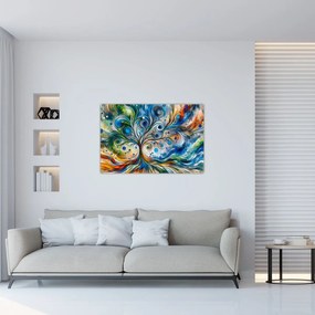 Tablou – Arbore energetic colorat (90x60 cm)