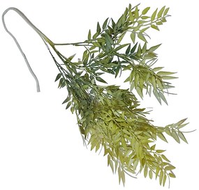 Creanga cu frunze verzi artificiale, Jerry, 80cm