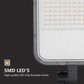 Lampă LED de exterior Brilagi cu stâlp și cablu de 3 m URBANLIGHT LED/100W/230V, negru, IP65