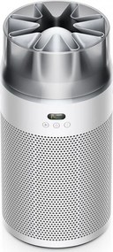 Purificator de aer Dyson HJ10 HushJet™ Purifier Compact 491355-01, 18 m², 10 viteze, Hyperdymium™, HEPA, Comenzi vocale, Oscilatie, Alb/Gri