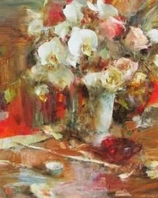 PICTURA IN ULEI Belu Tatiana - FLORAL - BT-30 50 X 40 cm