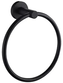 Inel portprosop rotund Rea Mist 05 finisaj negru mat