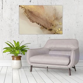 Tablou - Sclipici auriu (90x60 cm)