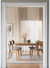 Scaune de dining gri 2 buc. Kato - Rowico