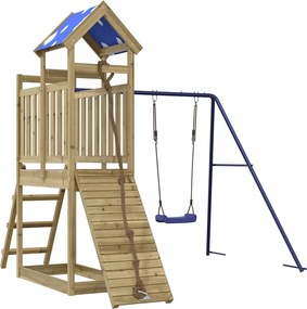vidaXL Set de joacă pentru exterior, lemn de pin impregnat