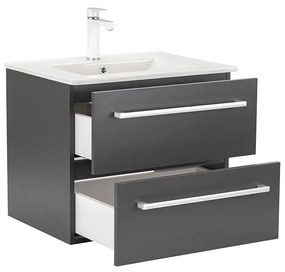 Dulap inferior Vario Clam 60 cu lavoar antracit-antracit