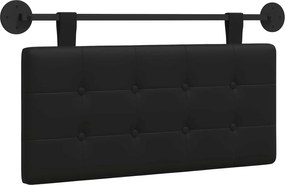 vidaXL Cap de pat suspendat Negru 100 x 55 x 5 cm Piele artificială