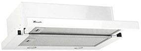 Hota Telescopica Incorporabila Tornado Storm 700 (60), 1 motor, latime 60 cm, 3 viteze, absorbtie 700 m3/ora, Alb
