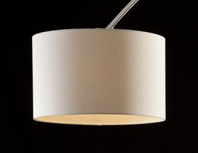 Lampadar din tesatura/metal/marmura THIS &amp; THAT 210 cm alb, un bec