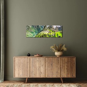 Tablou - Machu Picchu (cu ceas) (90x30 cm)