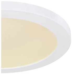 Plafoniera LED design modern, diametru 29,8cm, LASSE alb 12379-24W GL