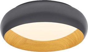 Osram plafonieră LED dimabilă ORBIS LIVIA, LED/16W/230V, diametru 30 cm, antracit/maro