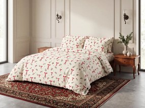 Lenjerie de pat din policoton HOLLY BOWS POLY colorata Dimensiune lenjerie de pat: 70 x 90 cm | 140 x 200 cm