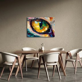 Tablou - Ochi de pisică Pictură (70x50 cm)