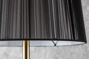 Lampadar, Lampa de podea design deosebit Lucie 160cm, negru-auriu