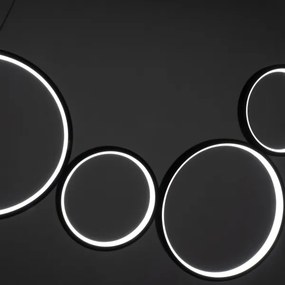 Brilagi - Lustră LED suspendată pe cablu ECHO LED/60W/230V 4000K 100 cm negru