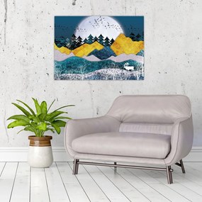 Tablou - Peisaj polar (70x50 cm)