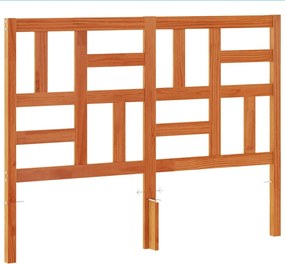 vidaXL Tăblie de pat, maro ceruit, 150 cm, lemn masiv de pin