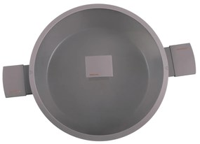 Oală cu capac 28 cm, 6.1L – Berlinger Haus Taupe Collection BH 8102, strat titan, potrivită pentru toate tipurile de plite și rețete